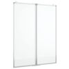 vidaXL Pizarra magn&eacute;tica plegable aluminio 80x100x1,7 cm