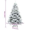 vidaXL &Aacute;rbol de Navidad artificial con 300 LED 180 cm PE y PVC