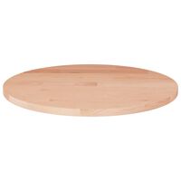 vidaXL Superficie de mesa redonda madera de roble sin tratar Ø30x1,5cm