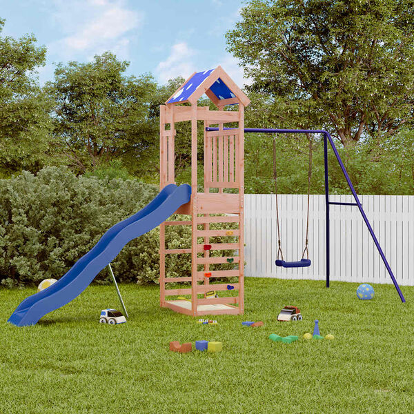 vidaXL Parque infantil de exterior madera maciza Douglas3156935