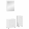 vidaXL Juego de muebles de ba&ntilde;o TULUM 3 uds. 60 x 34 x 63 cm