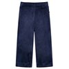 Pantal&oacute;n infantil terciopelo azul oscuro 92