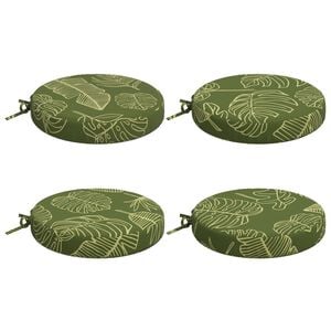 vidaXL Cojines de Asiento de 4 Piezas SOEST 4 uds. 100% Poli&eacute;ster