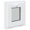 vidaXL Color interno de ventana de s&oacute;tano blanco RISOR 40 x 45 cm