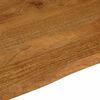 vidaXL Tablero de mesa borde natural madera maciza mango 100x80x3,8 cm