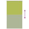 vidaXL Estor Enrollable Opaco hojas verde 135x230cm Tela Ancho 131,6cm