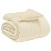 vidaXL Edred&oacute;n de Invierno 200 x 220 cm Invierno Crema Transpirable