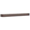 vidaXL Jardinera arriate acero galvanizado marr&oacute;n 507x100x36cm