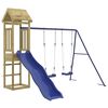 vidaXL Parque infantil de exterior madera de pino impregnada