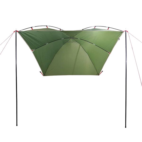 vidaXL Carpa para coche impermeable verde