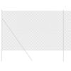 vidaXL Cerca de eslabones de cadena Gris 25 x 1.6 m Acero