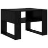 vidaXL Mesa de Caf&eacute; Roble Negro 66 x 53 x 45 cm Madera de ingenier&iacute;a
