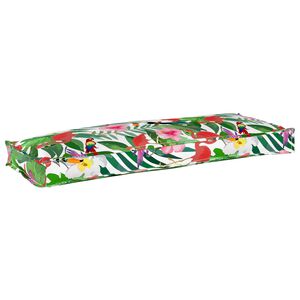 vidaXL Coj&iacute;n Floral Multicolor 110 x 40 x 8 cm Tela Oxford