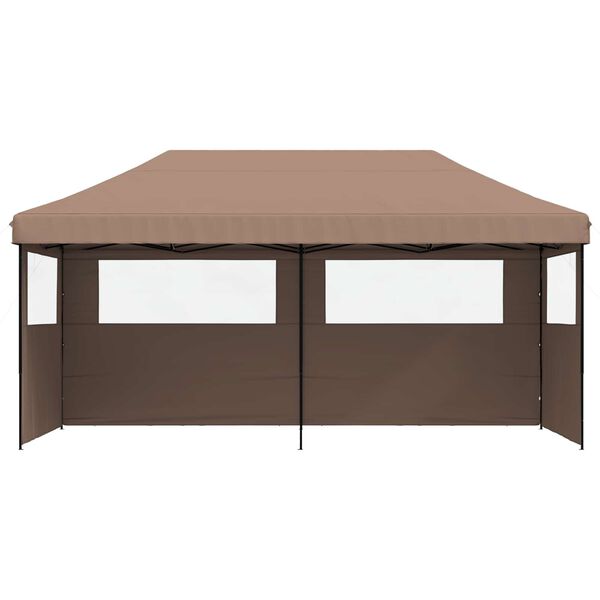 vidaXL Carpa de Fiesta Marr&oacute;n 292 x 580 x 315 cm Tela Oxford