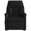 vidaXL Sill&oacute;n reclinable elevable tela negro