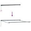 vidaXL Toldo Retr&aacute;ctil Manual Antracita 400 x 300 cm Aluminio y Tela