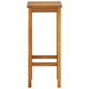 vidaXL Juego de bar de balcón 3 piezas madera maciza de acacia
