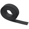 vidaXL Borduras de jardín 2 uds polietileno negro 10 m 15 cm