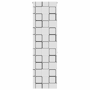 vidaXL Estor enrollable para ducha tela 60x240 cm ancho 56 cm