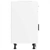 vidaXL Mueble bajo de cocina Porto madera contrachapada blanca