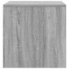 vidaXL Mesas apilables 3 pzas madera contrachapada color gris Sonoma