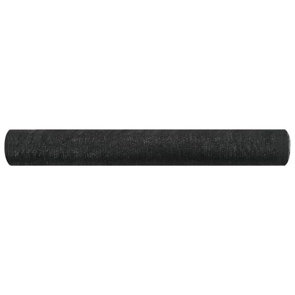 vidaXL Red de privacidad HDPE negro 3,6x10 m 75 g/m²