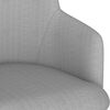 vidaXL Sillas de comedor 4 unidades tela gris claro