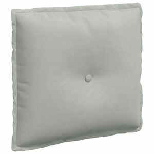 vidaXL Coj&iacute;n de Espalda Gris Claro 50 x 45 cm Tela de Pana