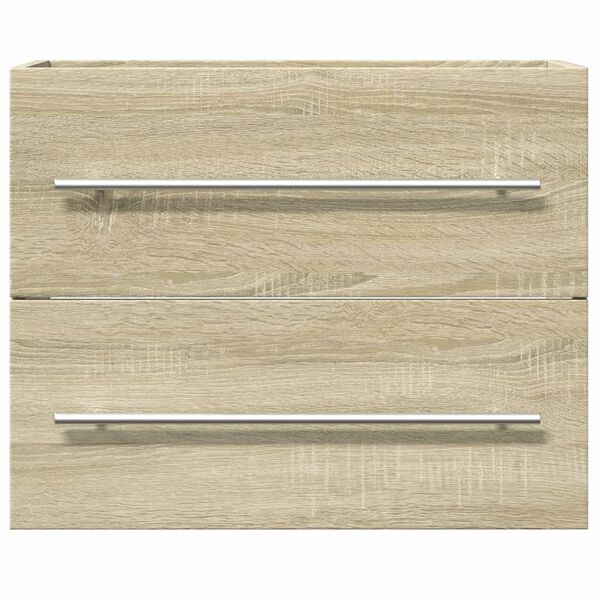 vidaXL Armario para lavabo aglomerado roble Sonoma 60x38,5x48 cm