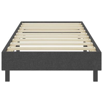 vidaXL Estructura de cama Box Spring tela gris 90x200 cm