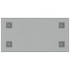 vidaXL Pizarra magn&eacute;tica de pared vidrio templado blanco 40x20 cm