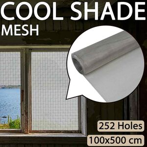 vidaXL Cercas de alambre 100 x 500 cm Mesh Acero Inoxidable 201