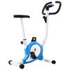vidaXL Bicicleta est&aacute;tica con resistencia de cinta azul