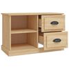 vidaXL Mueble de TV madera contrachapada roble Sonoma 73x35,5x47,5 cm