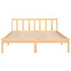vidaXL Estructura de cama sin colchón madera maciza 160x200 cm