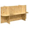 vidaXL Base de Terrario con estante Marr&oacute;n 100 x 40 x 50 cm OSB