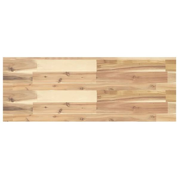vidaXL Estante flotante madera maciza de acacia sin tratar 100x30x4 cm