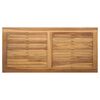vidaXL Conjunto de sof&aacute;s de jard&iacute;n 5 pcs Natural Madera de teca maciza