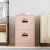 vidaXL Mueble archivador con caj&oacute;n con estante Rosa 44 x 50 x 106.5 cm