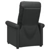 vidaXL Sill&oacute;n reclinable el&eacute;ctrico de cuero sint&eacute;tico negro