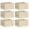 vidaXL Caja de almacenamiento con ventana superior transparente 6 uds.