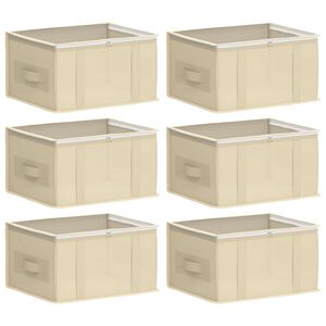 vidaXL Caja de almacenamiento con ventana superior transparente 6 uds.