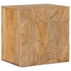 vidaXL Armario de noche hecho a mano Madera Teak Marr&oacute;n 40x30x40 cm