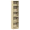 vidaXL Estanter&iacute;a de madera de ingenier&iacute;a roble Sonoma 40x24x176 cm