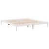vidaXL Cama extralarga sin colch&oacute;n madera maciza pino blanca 180x210cm