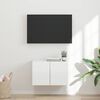 vidaXL Mueble de TV Montado en la Pared brillante 59,5 x 31 x 40 cm