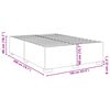 vidaXL Estructura de cama sin colch&oacute;n terciopelo rosa 160x200 cm