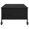 vidaXL Mesa de Caf&eacute; Roble Negro 91 x 55 x 32 cm Madera de ingenier&iacute;a