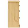 vidaXL Armario de ba&ntilde;o Corona madera maciza de pino 70x33x71,5 cm