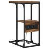 vidaXL Armario de Noche Roble ahumado 41,5 x 26 x 60,5 cm